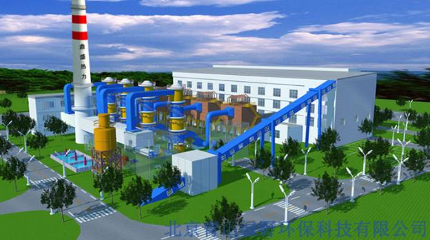 河南省孟津縣集中供熱2×65t/h噸鍋爐煙氣脫硫工程主體設(shè)備安裝到位